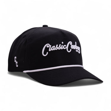 Classic Cowboy The Classic black western roper with white embroidery and rope detail.