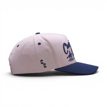 Classic Cowboy The Frontier snapback hat, side view.