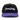 Classic Cowboy The Panther black and purple snapback, front view.