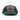 The Trailhead green mesh back western trucker hat, side view showing embroidered CC detail.