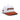 Classic Cowboy The Capitol white and rust snapback with Texas side embroidery, angled view.