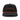 Classic Cowboy The Boone black roper snapback with orange rope, front view.