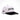 Classic Cowboy The Formal white and black corduroy snapback with raised script embroidery, angled view.