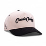 Classic Cowboy The Kelce off-white western snapback with black embroidery and bill.
