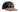 Classic Cowboy The Bandera black and camel suede roper hat, front view.