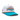 Classic Cowboy The South Beach white and teal roper snapback with orange CC side logo, angled view.