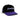Classic Cowboy The Panther black and purple snapback with white script embroidery, angled view.