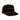 Classic Cowboy The Boone black roper snapback with orange rope and orange script embroidery, angled view.