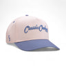 Classic Cowboy The True Blue cream and dusty blue western snapback with tonal embroidery.