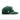 Classic Cowboy green baseball cap with rope detail and embroidered cowboy on horse graphic. Perforated sides for breathability.