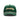 Classic Cowboy green trucker hat with rope detail and embroidered yellow and white logo.