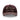 Classic Cowboy The Vaquero brown roper snapback with camo brim and cream rope, front view.